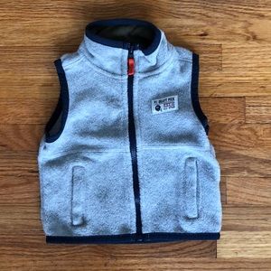 carter’s | fleece vest | size 6 months